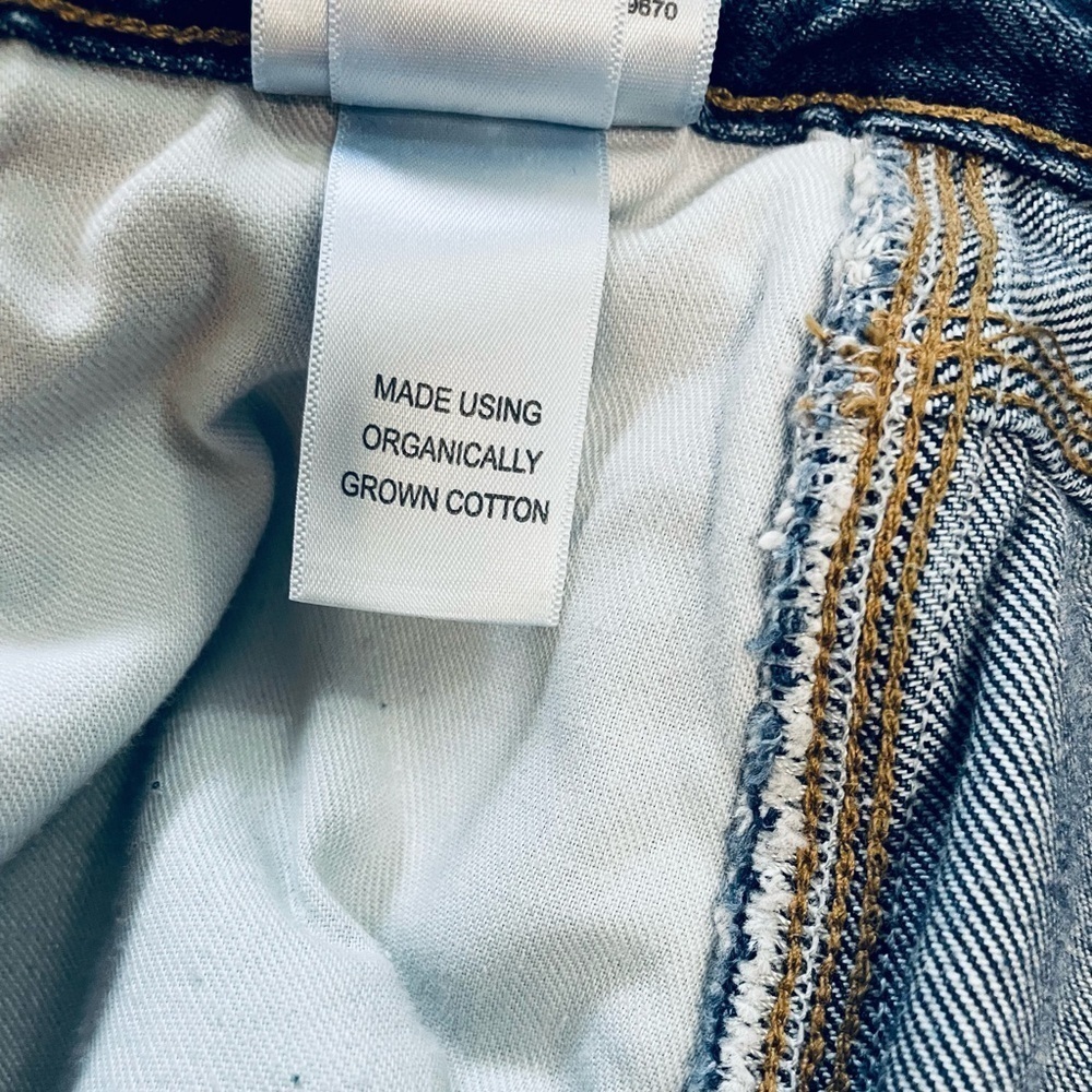 AGOLDE Magda Wide Leg Carpenter-Style Blue Denim Jeans Size 32 - Picture 9 of 10